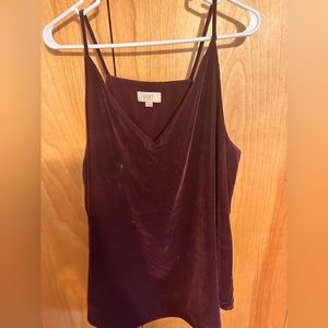 LOFT Outlet XL velvet tank